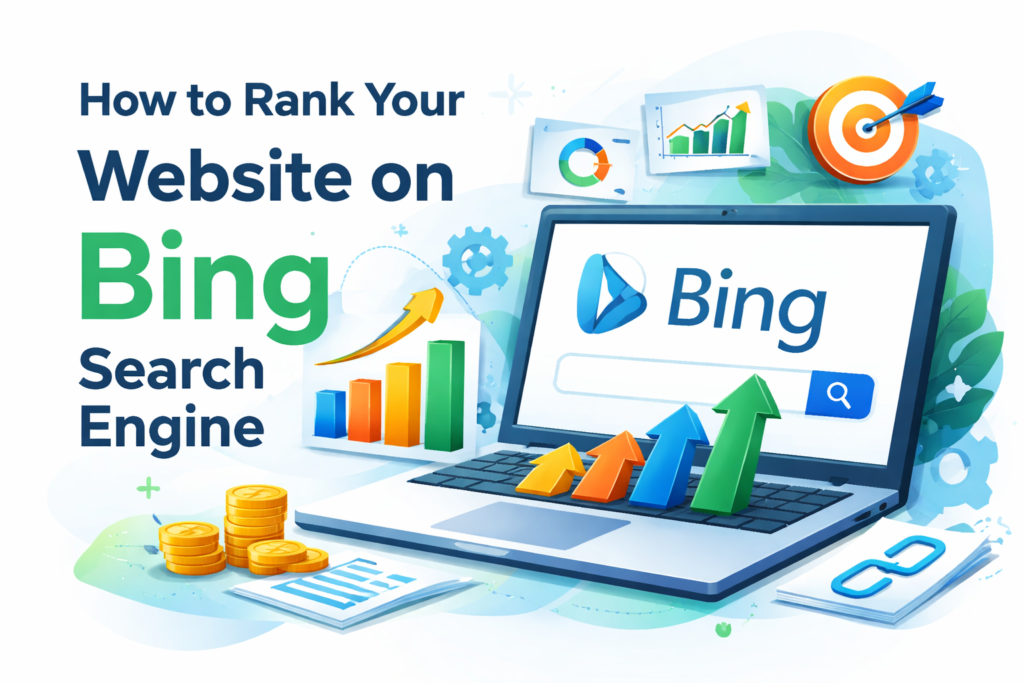 rank website on bing search engine